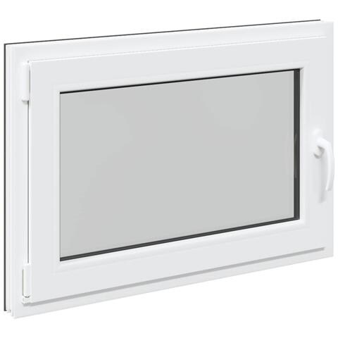 Finestra per Soffitta RISOR 90 x 60 cm PVC e Vetro Antracite - Foto 1