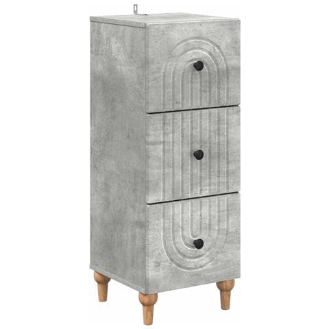 Mobile con Cassetti Grigio Cemento 33 x 34,5 x 90 cm - Foto 1