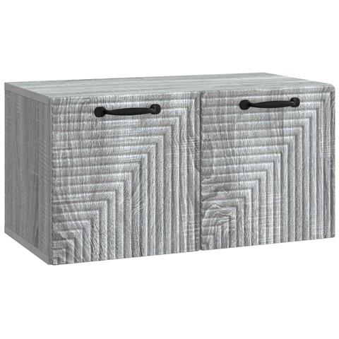 Mobile Porta TV da Muro Grigio Sonoma 59,5 x 31 x 30 cm - Foto 1