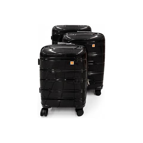 Set 3 Valigie Rigide in Polipropilene 37x23x55 cm, 41x26x65 cm e 48x29x75 cm con Ruote 360° - Foto 2