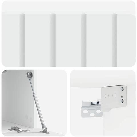 Mobile Porta TV da Muro Bianco 59,5 x 31 x 30 cm - Foto 9