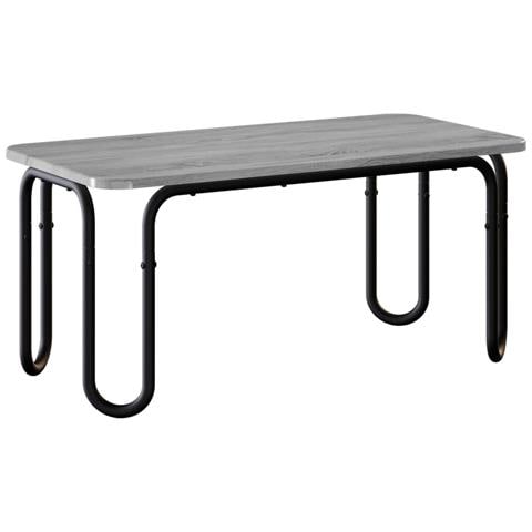 Tavolino da salotto Sonoma grigio 79,5 x 40 x 36 cm - Foto 1