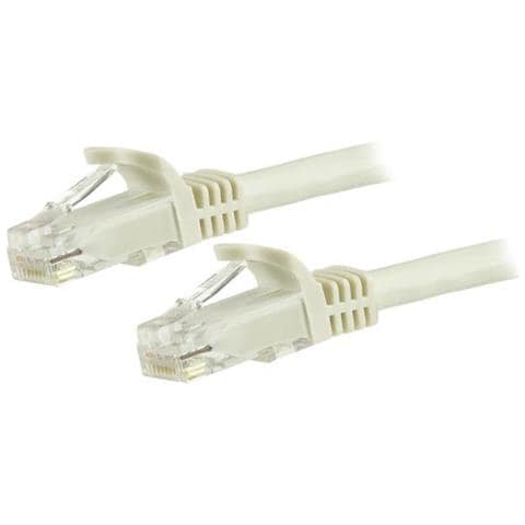 Cavo patch antigroviglio UTP RJ45 Cat6 Gigabit 3 m bianco - Cavo patch 3 m - Foto 1
