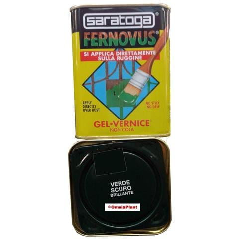 Vernice Gel Antiruggine Fernovus 750ml, Verde Scuro Brillante, - Foto 1