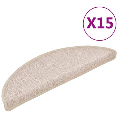 Tappetini Per Scale 15 Pz Grigio Talpa 56x17x3 Cm - Foto 1