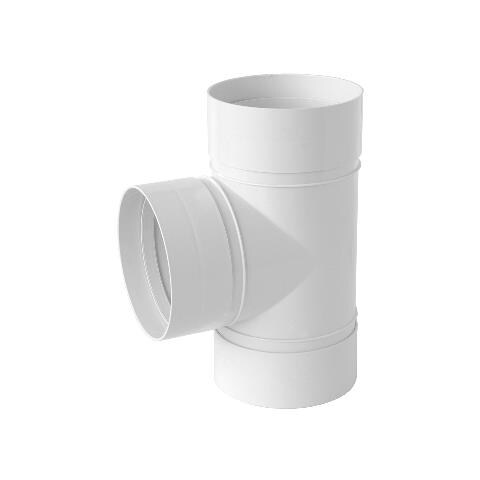 Raccordo A T Per Tubo Cappa In Abs First - Foto 2
