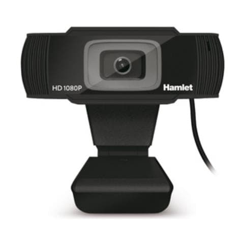 Webcam HWCAM1080 con Risoluzione 1920 x 1080 Pixel USB 2.0 Sensore Immagine CMOS Colore Nero  - Foto 1
