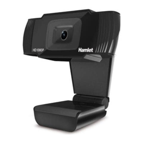 Webcam HWCAM1080 con Risoluzione 1920 x 1080 Pixel USB 2.0 Sensore Immagine CMOS Colore Nero  - Foto 2
