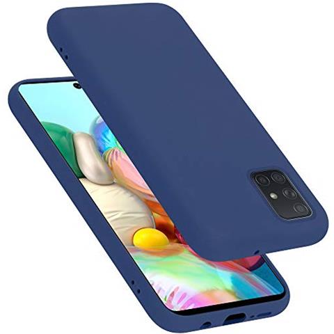 Custodia Compatibile Con Samsung Galaxy A51 In Liquid Blu - Coperchio Protettivo In Silicone Tpu Flessibile - Foto 1