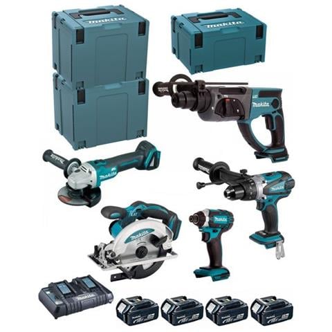 Set Di 5 Macchine Dlx5039ptj - 18 V - Foto 2