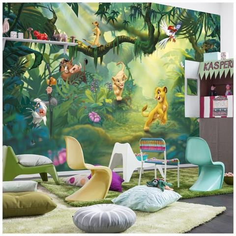 Fotomurale Lion King Jungle 368x254 cm - Foto 2