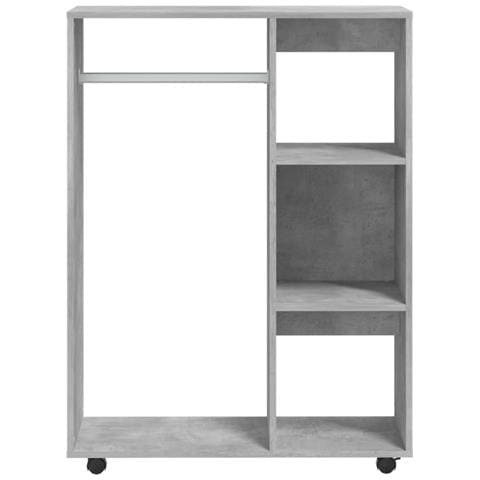 Armadio Grigio Cemento 80x40x110 cm in Truciolato - Foto 2