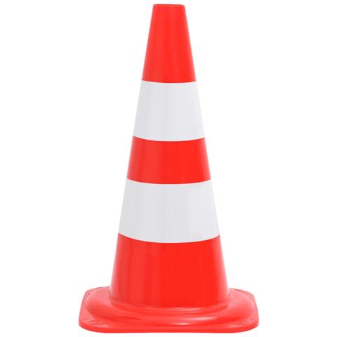 Coni Segnaletici Stradali Riflettenti 20 Pz Rosso Bianco 50 Cm - Foto 6