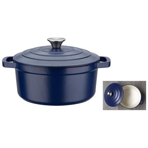 Blue Magic - Pentola - Ø 20 Cm - Ghisa - Blu - Tutte Le Fonti Di Calore Inclusa L'induzione - Foto 1