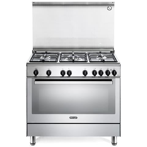 Cucina Gas PGVX 96 ED2 5 Fuochi a Gas Forno Gas Ventilato Dimensioni 91 x 90 cm Colore Acciaio Inossidabile Serie Design - Foto 1