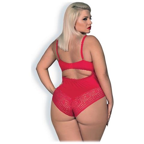 Body In Pizzo Jolierose Rosso S /m - Foto 2