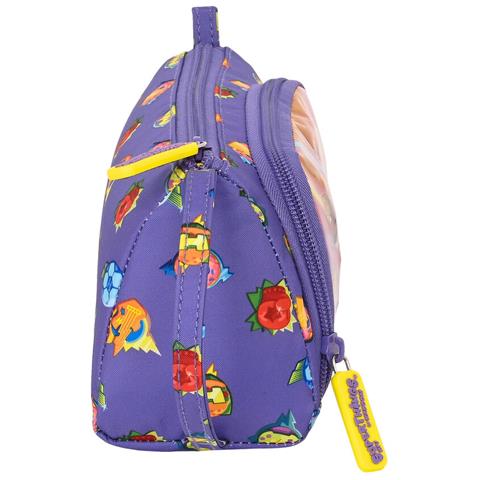 Astuccio Per La Scuola Con Accessori Superthings Guardians Of Kazoom Viola Giallo (32 Pezzi) - Foto 2