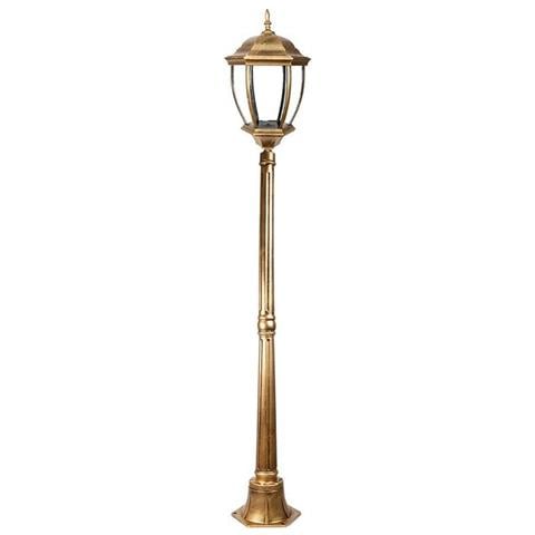Lampione Palo Per Esterni Giardino Tenuta Stagna Modello Newyork Altezza 180cm Attacco E27 Bronzo - Foto 4