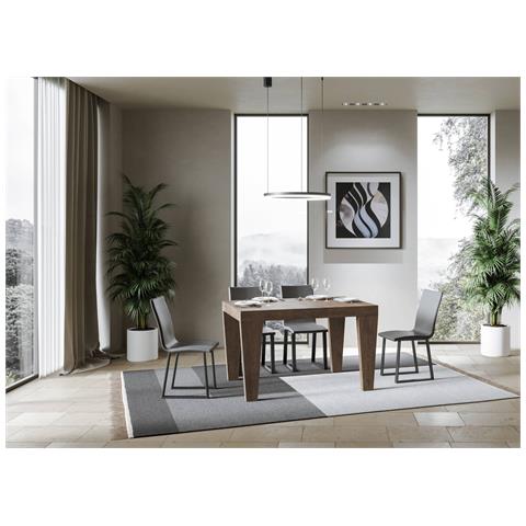 Tavolo Allungabile 90x140/244 Cm Spimbo Premium Noce - Foto 4