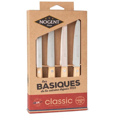 Scatola Da 4 Coltelli Da Tavola In Faggio - 00086 V - Foto 1