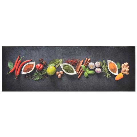 Tappeto Da Cucina Lavabile Spezie 60x180 Cm Velluto - Foto 2