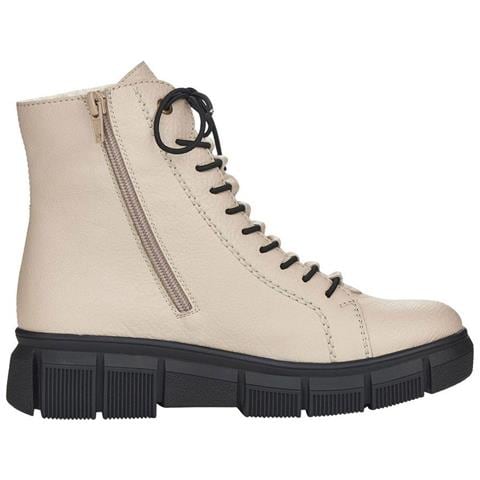 Beige Casual Booties Stivaletti Sintetico E Tessile Scarpe Donna Beige Eu 36, X3428-60 - Foto 3