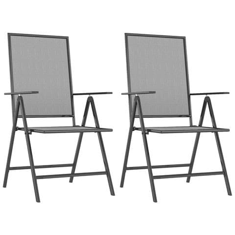 Set da Pranzo da Giardino 3 pz in Acciaio Antracite - Foto 2