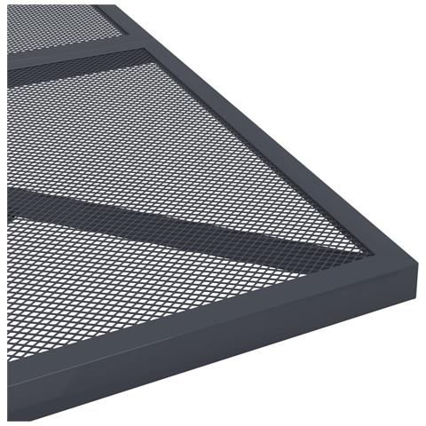 Set da Pranzo da Giardino 3 pz in Acciaio Antracite - Foto 10