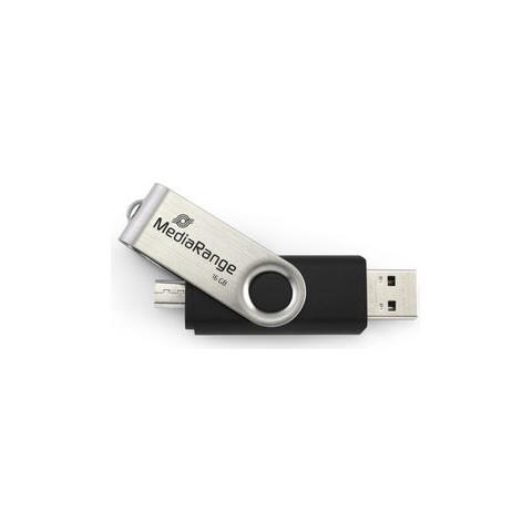 MR930-2 unità flash USB 8 GB USB Type-A / Micro-USB 2.0 Nero, Argento - Foto 2