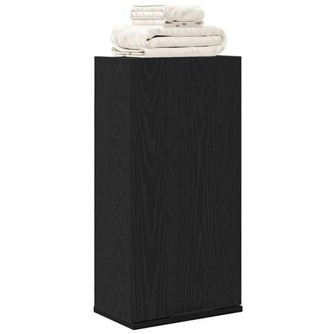 Armadio a Muro Rovere Nero 32x20x67 cm in Legno Multistrato - Foto 9