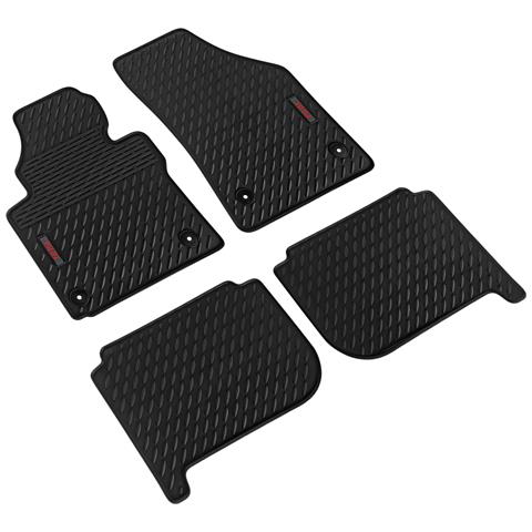, Set Tappeti Su Misura In Eco Gomma - Compatibile Per Volkswagen Touran (05/03>08/15) - Foto 1