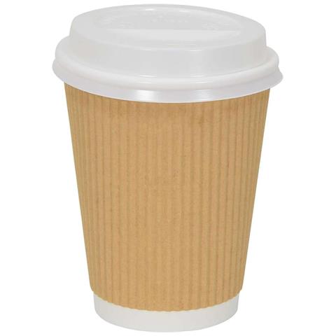 Coperchi Tazze Da Caffè Carta 90 Mm 12oz/16oz 1000 Pz Plastica - Foto 1