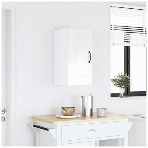 Base Da Cucina Kalmar Bianco Lucido In Legno Multistrato - Foto 1