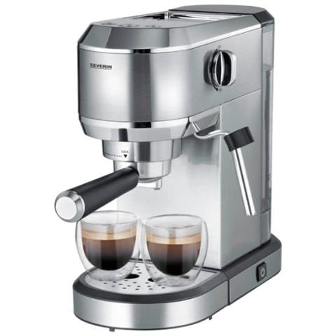 KA 5997 Macchina da Caffè Espresso Automatica Newspresa Serbatoio 1 Lt. Potenza 1350 Watt Colore Argento - Foto 1