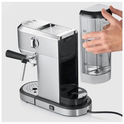KA 5997 Macchina da Caffè Espresso Automatica Newspresa Serbatoio 1 Lt. Potenza 1350 Watt Colore Argento - Foto 5