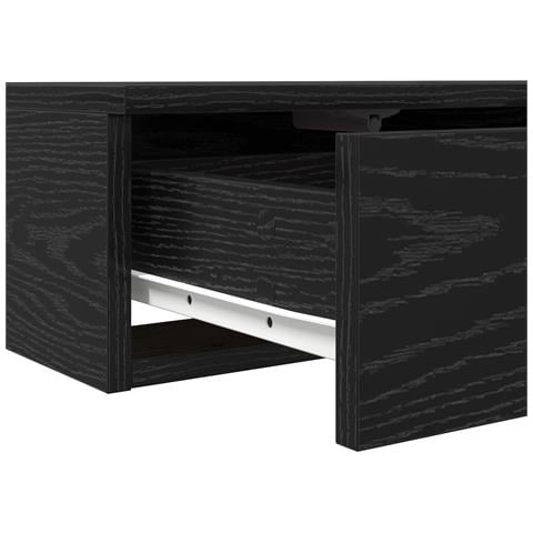 Cassetti per letto  neri 140x36,5x16,5 cm in legno ingegnerizzato - Foto 9