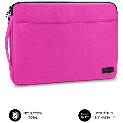 SUB-LS-0PS0003 borsa per laptop 35,6 cm (14") Custodia a tasca Rosa - Foto 1
