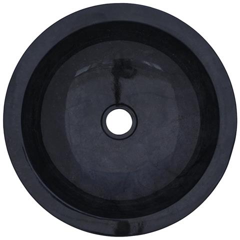 Mobile Vanità Bagno e Lavandini Marmo Nero Legno Massello Teak - Foto 9