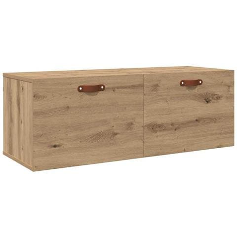 Armadietto a muro rovere artigianale 100 x 36.5 x 35 cm - Foto 1