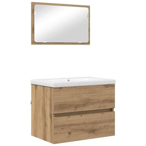 Set di mobili per il bagno 3 pcs rovere artigianale - Foto 1