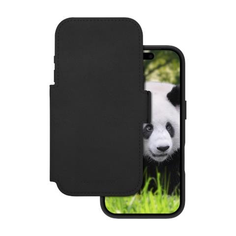 Lynge MS custodia per cellulare Custodia a libro Nero - Foto 1