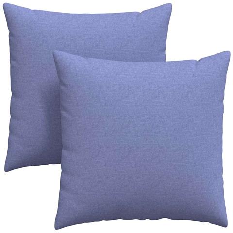Cuscini da Divano 2 pcs Blu 60 x 60 cm Tessuto - Foto 1