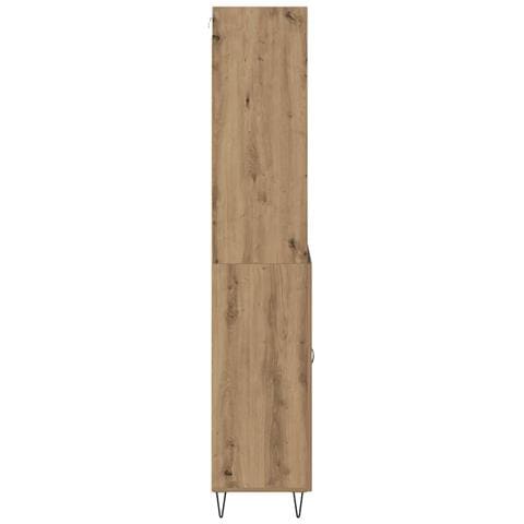 Credenza con cassetto Rovere artigianale 69,5 x 34 x 180 cm - Foto 9