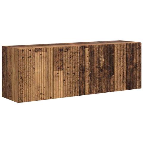 Mobile TV da parete 2 pcs Legno vecchio 59,5 x 31 x 40 cm - Foto 1