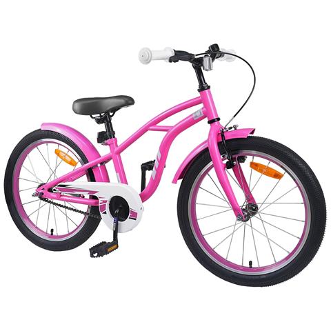 Bicicletta per Bambini 22 Pollici 7-12 Rosa scuro - Foto 2