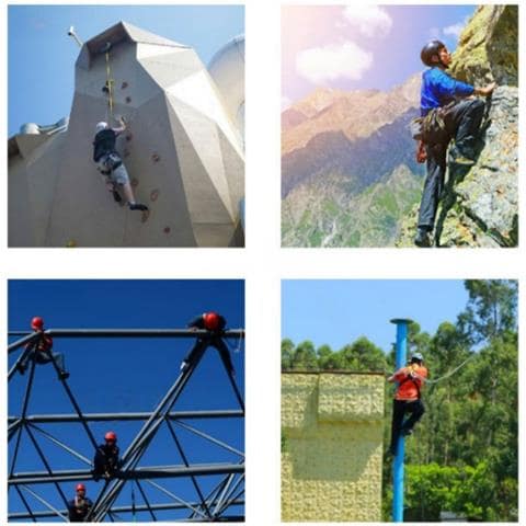 Moschettoni Con Bloccaggio A Vite In Acciaio Legato 2 Pezzi — Chiusura Sicura Per Arrampicata, Soccorso E Lavori In Quota - Foto 4