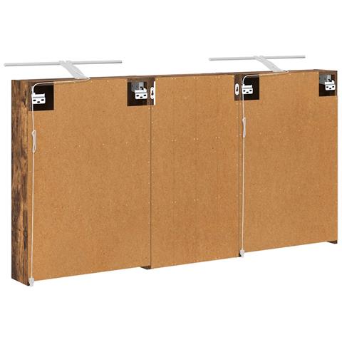 Set di Armadi da Bagno con lo scaffale 3 pcs 140 x 14,5 x 70 cm - Foto 9