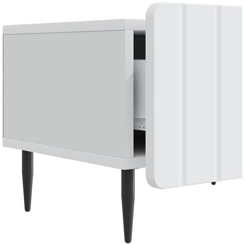 Mobile TV Bianco 147 x 34,5 x 32 cm Legno ingegnerizzato - Foto 9