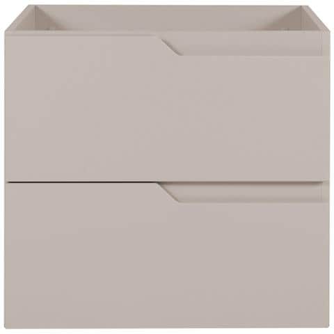 Mobile sottolavabo Kaschmir 100 cm, Piano in finitura marmo bianco, 2 cassetti, Sospeso, MDFMobilecon 1 anta, MODERNO - Foto 2