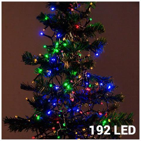 Luci Di Natale 192 Led Colore Multicolor A Batteria Con Timer 8 Giochi Di Luce - Foto 10
